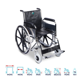 Arrex Martin Premium Steel Wheelchair