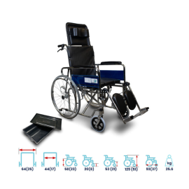 Arrex Morso Comfort Commode Wheelchair