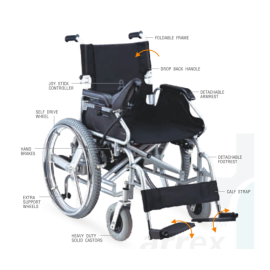 Arrex Qadir Electric Power Wheelchair