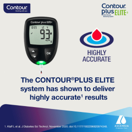 Ascensia Contour Plus Elite Blood Glucose Monitoring System