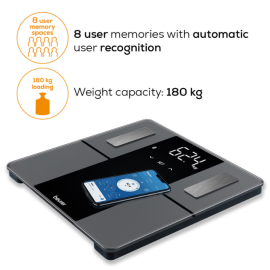 Beurer BF 500 Bluetooth Diagnostic Bathroom Scale