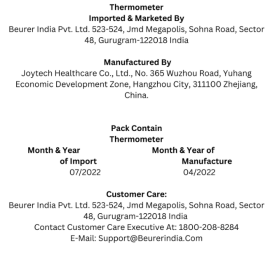 Beurer FT 58 Ear Thermometer