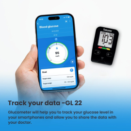 Beurer GL 22 Glucometer with 10 Strips (Kit)