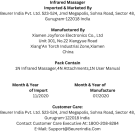 Beurer MG 40 Infrared Massager