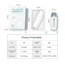 Bio Needle Hydra Needle 24 Adjustable Derma Stamp