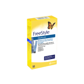 FreeStyle Optium Blood Glucose Test Strips - Pack of 50