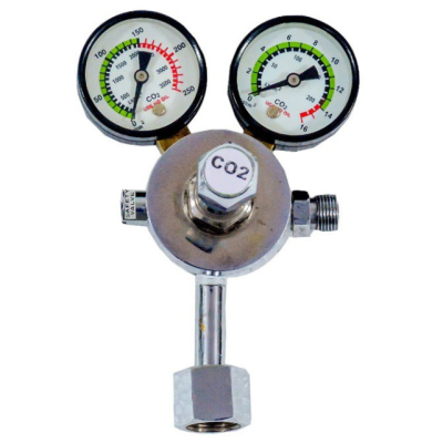 Gulati GI-15A Co2 Regulator Single Stage Double Gauge