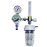 Gulati GI-66 Oxygen Regulator With Flowmeter & Humidifier Bottle