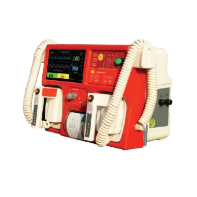 UNI-EM Biphasic Defibrillator with 7" Color Display