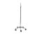 Arrex Noah Ss 20 Two Hooks Saline Stand with Rolling Wheels