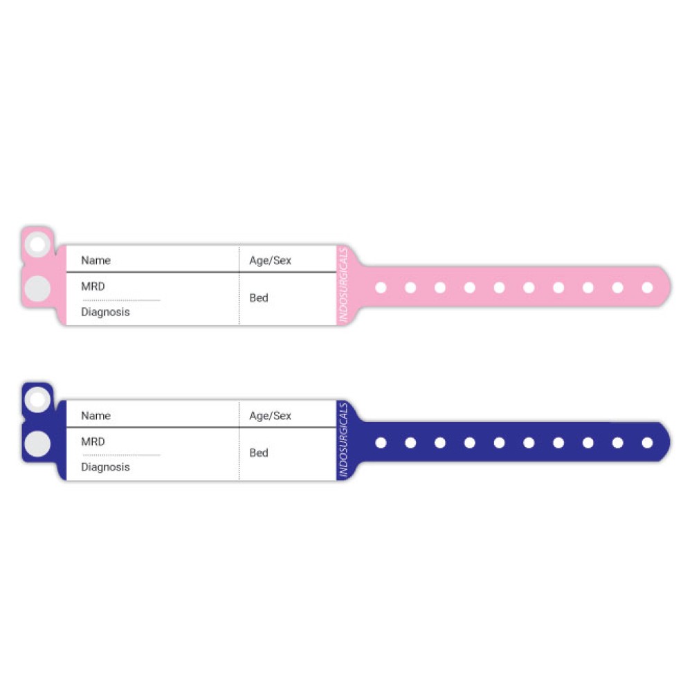 Indosurgicals Patient Identification Bands for Children & Infants