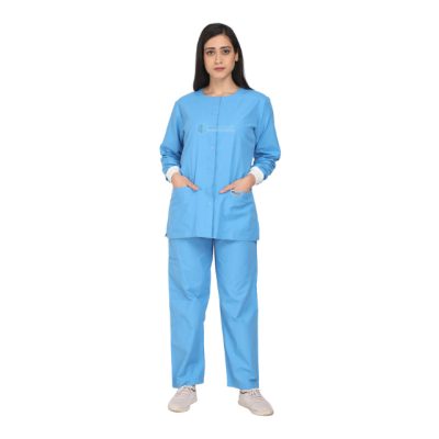 Indosurgicals Female Warm-Up Scrub Jacket Set