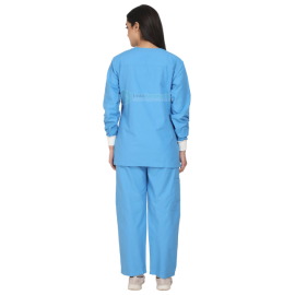 Indosurgicals Female Warm-Up Scrub Jacket Set