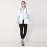 Indosurgicals Snap Closure Half Sleeve Female Lab Coat