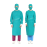 Indosurgicals Unisex Reusable Surgeon Gown Set