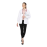 Indosurgicals Zipper Closure Full Sleeve with Knit Cuffs Female Lab Coat
