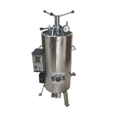 IS Double Wall Radial Locking System Vertical Autoclave with Digital Controller