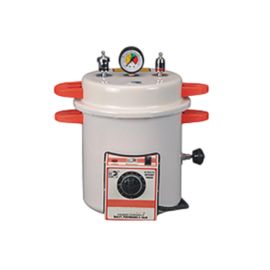 IS Coloured Epoxy Coated Pressure Cooker Type Electric Dental Autoclave – 10 Litre