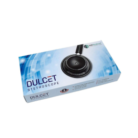 Dulcet Dual-Head Black Stethoscope