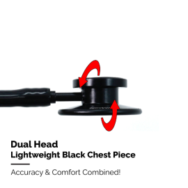 Dulcet Professional Black-II Stethoscope