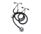 IndoSurgicals Silvery Teaching Stethoscope with Dual-Headset