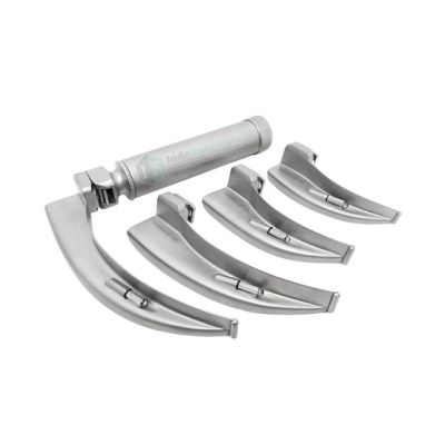 IS Macintosh Type Laryngoscope Set with LED Bulb