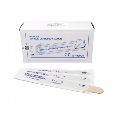IS Sterile Wooden Tongue Depressors (Pack of 100)