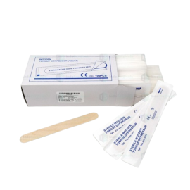 IS Sterile Wooden Tongue Depressors (Pack of 100)