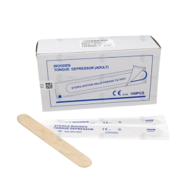 IS Sterile Wooden Tongue Depressors (Pack of 100)