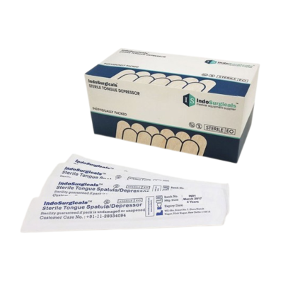 IS Sterile Wooden Tongue Depressors (Pack of 75)