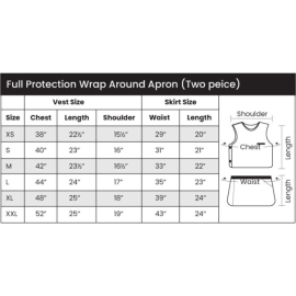 IS Full Protection Wrap Around Lead Vest & Skirt