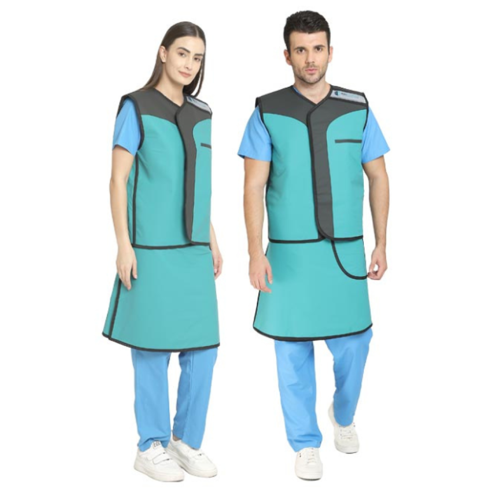 IS Partial Overlap Wrap Around Lead Vest & Skirt