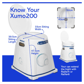 Medura Mexple Xumo200 Portable Indian Stool