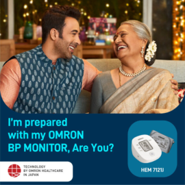 Omron HEM 7121J Digital Blood Pressure Monitor