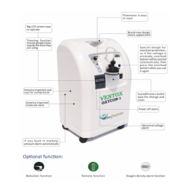 Ventox Oxycon-1 5LPM Oxygen Concentrator