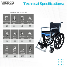 Vissco Rodeo PC-9986 Veer Comfort Wheelchair